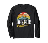 John Muir Trail - T-Shirt Graphique Vintage Vieilli Manche Longue