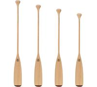John Paddle Canoe pagaie/pagaie de canoë Type : Queue de Castor/beavertail pagaie en pin et Bois de Fer 100% écologique, fabriquée à la Main en UE (130 cm)