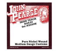 John Pearse Strings® 2030M Jeu de Cordes pour Irish Tenor Banjo - 80/20 Bronze wound - Medium Gauge