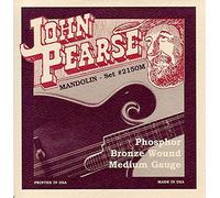 John Pearse Strings® 2150M Jeu de Cordes pour Mandoline - Phosphor Bronze - Loop End - Medium Gauge