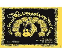 John Pearse Strings® 3150H Jeu de Cordes pour Guitare Weissenborn® Steel - Phosphor Bronze - D-Tuning