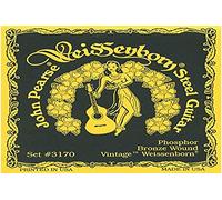 John Pearse Strings® 3170L Jeu de Cordes pour Guitare Weissenborn® Steel - Phosphor Bronze - Vintage Weissenborn® - Custom Light