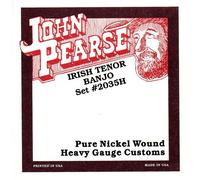 John Pearse Strings® 605HT Jeu de Cordes pour Irish Tenor Banjo - 80/20 Bronze wound - Heavy Gauge