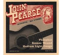 John Pearse Strings® 720ML Jeu de Cordes pour Guitare Acoustique - Phosphor Bronze Wound - Medium Light 13-52
