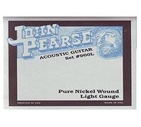 John Pearse Strings® 960L Jeu de Cordes pour Guitare Acoustique - Pure Nickel Wound - Light Gauge 012/054
