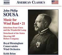 John Philip Sousa John Philip Sousa: Music for Wind Band - Volume 21 (CD) Album
