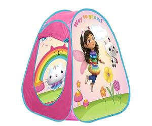 John Pop up Spielzelt original Gabby´s Dollhouse rosa mit Carrybag