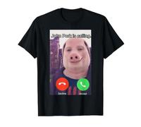 John Pork Appelle Un téléphone de réponse drôle T-Shirt Graphique avec Valeur