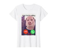 John Pork Appelle Un téléphone de réponse drôle T-Shirt Graphique avec Valeur
