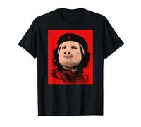 John Pork Che Guevara Funny Revolution Meme Dank Brainrot T-Shirt Graphique avec Valeur