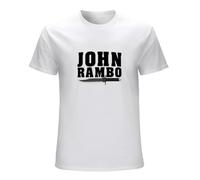 John Rambo Knife T-Shirt for Men, Tee T-Shirt WhiteXXL
