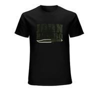 John Rambo Knife T-Shirt Unisex Gift Men's Black Tees L