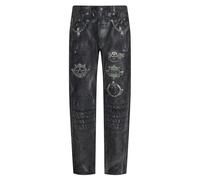 John Richmond - Applied Graphic Pantalons - Homme - Pantalons - Noir - Taille: W32