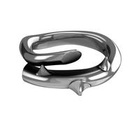 John Richmond - Bague Spirale avec Pointes Argentées - Femme - Accessoires - Gris - Taille: ONE Size