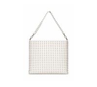 John Richmond - Borsa a Spalla Borchie All-Over - Femme - Sacs - Blanc - Taille: ONE Size