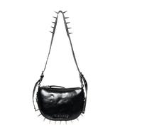 John Richmond - Borsa a tracolla borchie e design curvo - Femme - Sacs - Noir - Taille: ONE Size