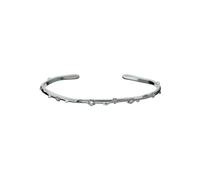 John Richmond - Bracelet Rigide avec Roses et Accents Scintillants - Femme - Accessoires - Gris - Taille: ONE Size