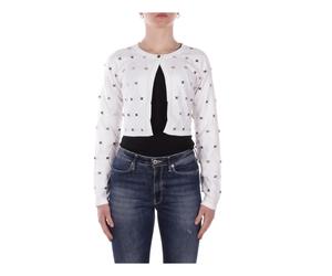 John Richmond - Cardigan Logo Boutonné sur le Devant - Femme - Pulls - Blanc - Taille: 38 FR