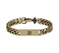 John Richmond - Chain Bracelet with JR Plate - Homme - Accessoires - Jaune - Taille: ONE Size