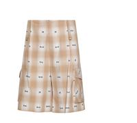 John Richmond - Check Cargo Shorts - Homme - Shorts - Beige - Taille: XL