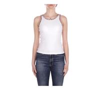 John Richmond - Débardeur avec Logo au Dos - Femme - Tops - Blanc - Taille: 38 FR