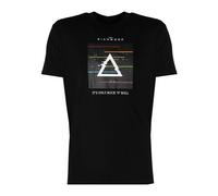 John Richmond - Élégant T-Shirt Col Rond - Homme - Tops - Noir - Taille: XL