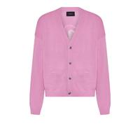 John Richmond - Gilet en tricot avec fermeture boutonnée et poches avant - Homme - Pulls - Rose - Taille: L