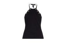 John Richmond - Haut dos nu à œillets et lacets - Femme - Tops - Noir - Taille: 38 FR
