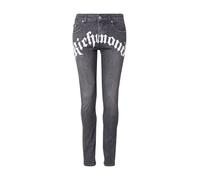 John Richmond Jean noir denim / blanc, Taille 35