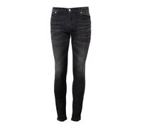 John Richmond - Jean Slim Fit avec Boutons Logo - Homme - Pantalons - Noir - Taille: W32