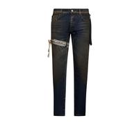 John Richmond - Jeans avec détail imprimé et bande latérale - Homme - Jeans - Bleu - Taille: W38