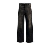 John Richmond Jeans Homme Regular Noir Taille W32 – Lacérations et inscription 'Rich'