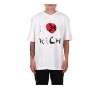 John Richmond - Logo Front T-shirt - Homme - Tops - Beige - Taille: M