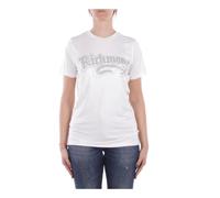 John Richmond - Logo T-shirt - Femme - Tops - Blanc - Taille: 38 FR