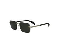 John Richmond - Lunettes de soleil rectangulaires sans monture - Homme - Accessoires - Gris - Taille: ONE Size