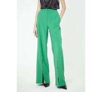 John Richmond - Pantalon à Jambes Larges - Femme - Pantalons - Vert - Taille: 34 FR