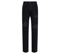 John Richmond - Pantalons au design essentiel avec détails usés discrets - Homme - Jeans - Noir - Taille: W32