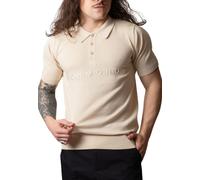 John Richmond - Polo Sehudi - Homme - Tops - Beige - Taille: 2XL