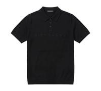 John Richmond, Homme, Tops, Noir, Taille: S Silkom Polo