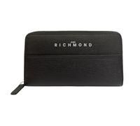 John Richmond Portefeuille en cuir noir pour femme, Noir , Taglia Unica
