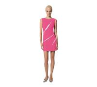John Richmond - Robe Courte Sans Manches avec Inserts Contrastés - Femme - Robes - Rose - Taille: 34 FR