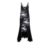 John Richmond - Robe Longue avec Imprimé Graphique - Femme - Robes - Noir - Taille: 40 FR
