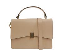John Richmond Sac à main nu en cuir doré avec bandoulière pour femme, beige, Taille unique