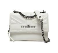 John Richmond - Sac Bandoulière en Cuir Véritable - Femme - Sacs - Blanc - Taille: ONE Size