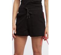 John Richmond - Short Contrasté Logo Gang - Femme - Shorts - Noir - Taille: 38 FR