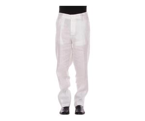 John Richmond - Straight Pantalons - Homme - Pantalons - Blanc - Taille: L