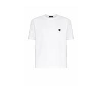 John Richmond - T-shirt à motif logo - Homme - Tops - Blanc - Taille: L