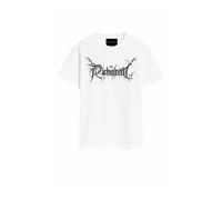 John Richmond - Logo Print T-Shirt - Femme - Tops - Blanc - Taille: 36 FR