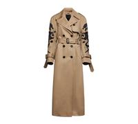 John Richmond - Trench-coat avec broderie graphique sur les manches - Homme - Manteaux - Beige - Taille: L