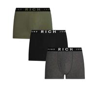 John Richmond - Tripack Boxer Taille Basse - Homme - Sous-vêtements - Multicolore - Taille: S